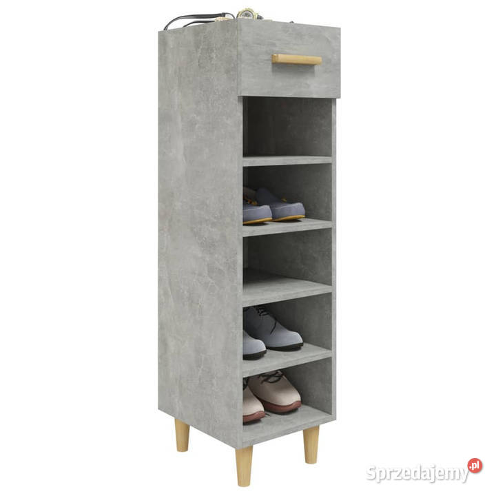 Szafka na buty szarość betonu 30x35x105 WM812802 Warszawa