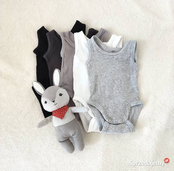 Body HM 50 noworodek newborn bawełna czarne sprzedam