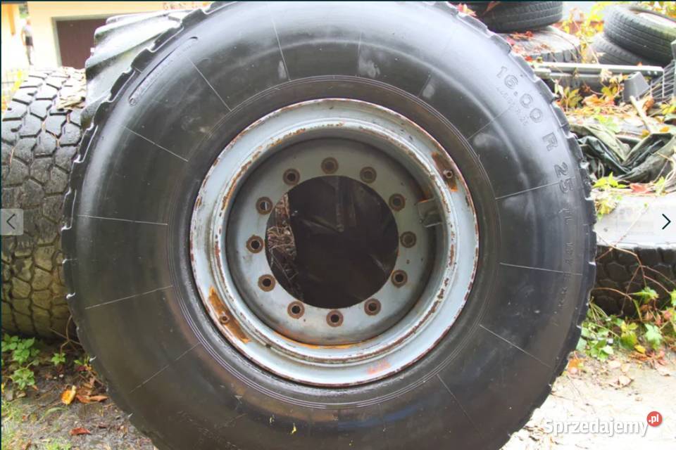 Koła 4 sztuki 44595 r25 JCB Fastrac opony dźwig Samochodowe Piwniczna-Zdrój sprzedam