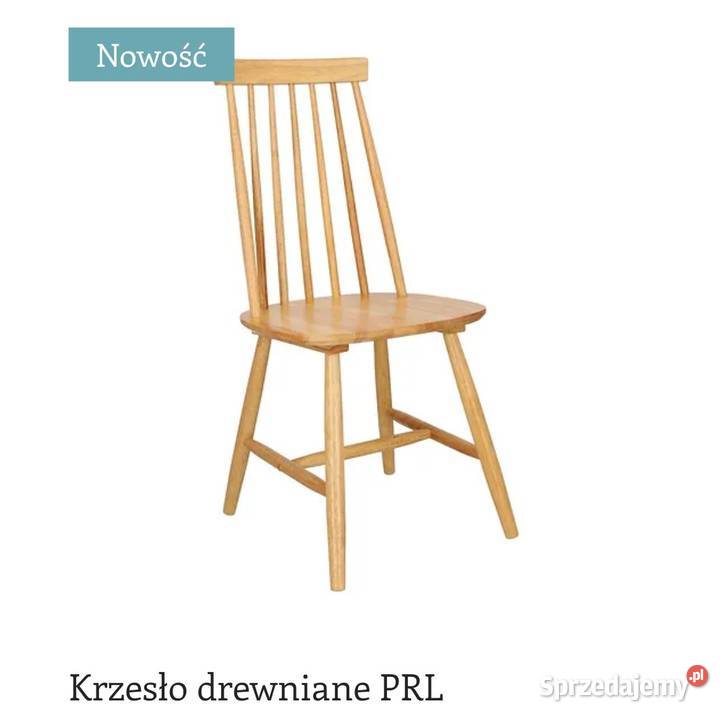 Krzesło z drewna styl PRL Darmowa dostawa