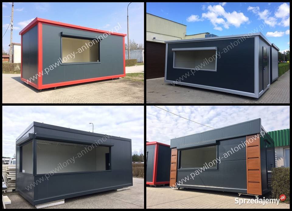 NOWY PAWILON HANDLOWY KONTENER GASTRONOMICZNY Piaseczno
