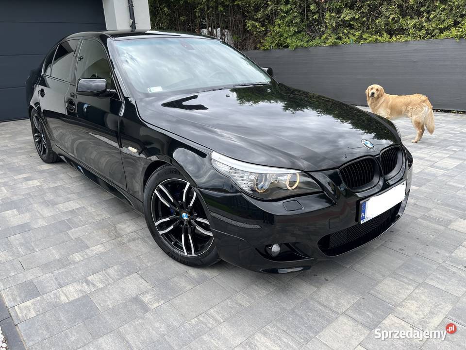 BMW E60 525D Mpakiet Czarna Sedan Manual