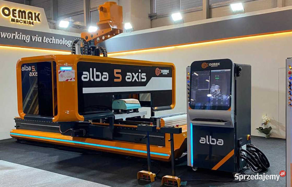 Nowa maszyna 5osiowa Alba 5X 1645 Produkcja Zławieś Wielka