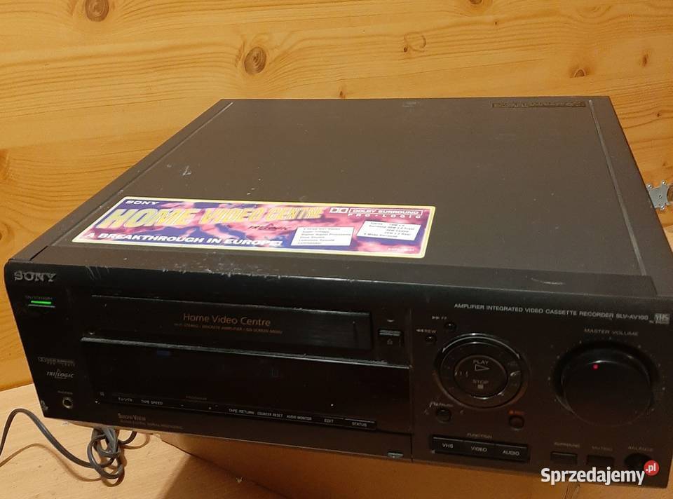 Kino domowe VHS SONY SLVAV 100 Amplifier mazowieckie Warszawa
