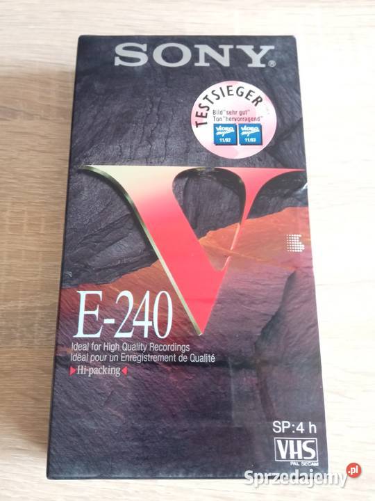 SONY V E-240 nowa kaseta VHS