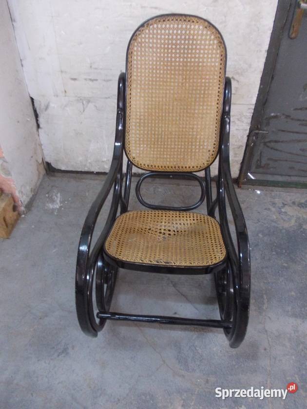 Stary Polski fotel bujany Fotele i pufy Bielsko-Biała