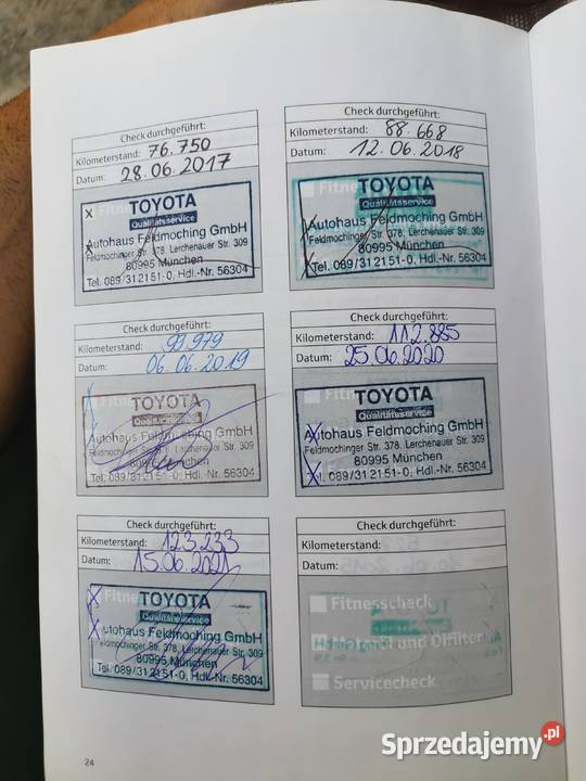 Toyota Yaris automat Niemiec orglakier serwis Tarnów