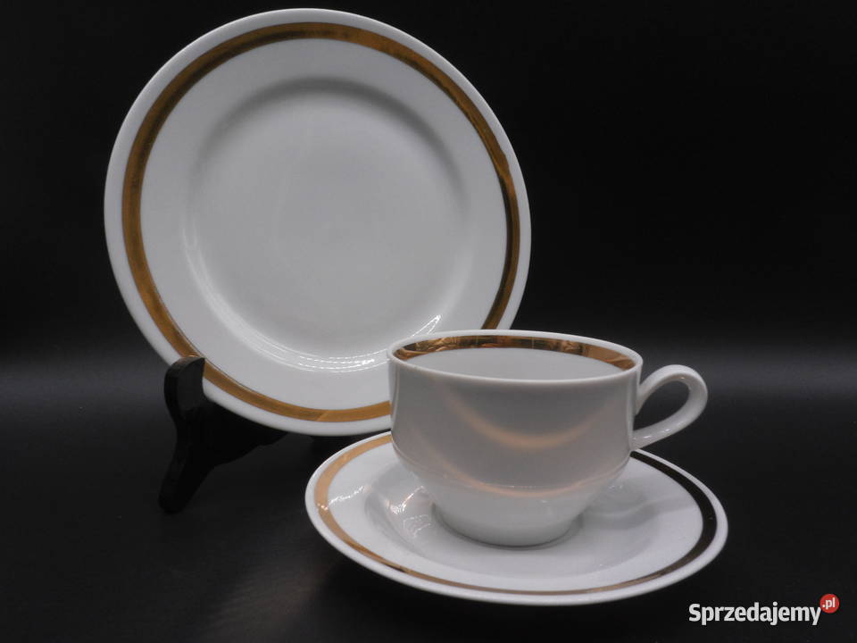 Zestaw śniadaniowy trio z porcelany Henneberg Raszków