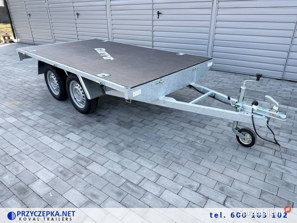 Mocna przyczepa lekka CARRO DELTA 2615 2w1 Kowal
