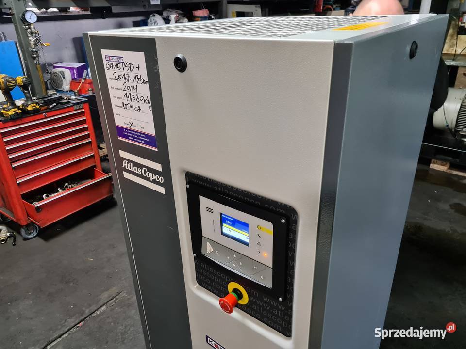 Kompresor śrubowy Atlas Copco GA 15 VSD ff Zduny