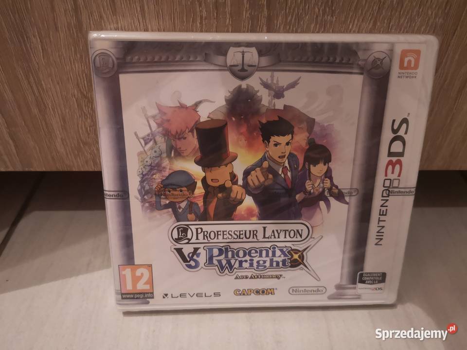 Professor Layton vs Phoenix Wright Ace Attorney Nintendo DS Gry na konsole Aleksandrów Łódzki