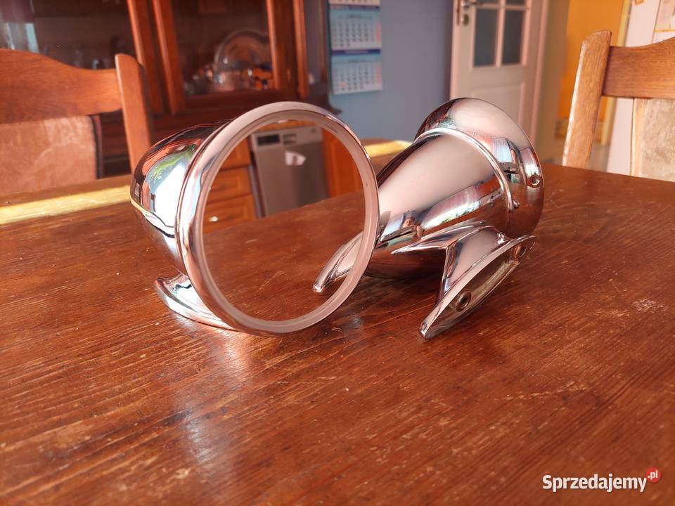 Lusterka retro chromowane uniwersalne Kłoczew