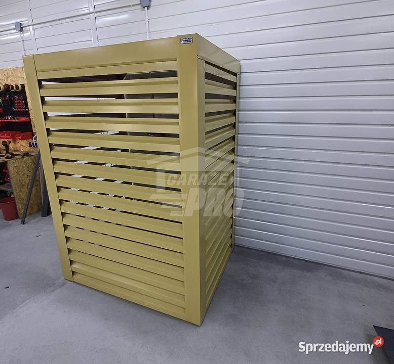 Osłona pompy ciepła 90x40x140 żółty Zabudowa Gryfice