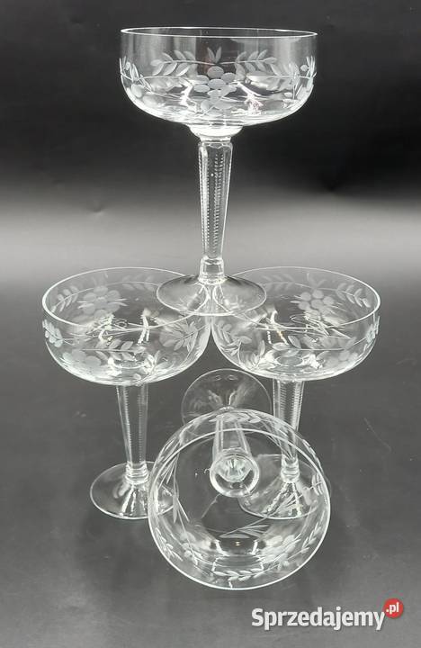 Kryształowe kieliszki Huta szkła Zawiercie