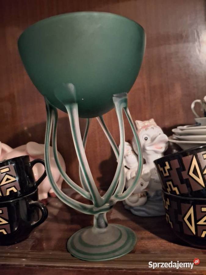 Piękna szklana patera Warszawa