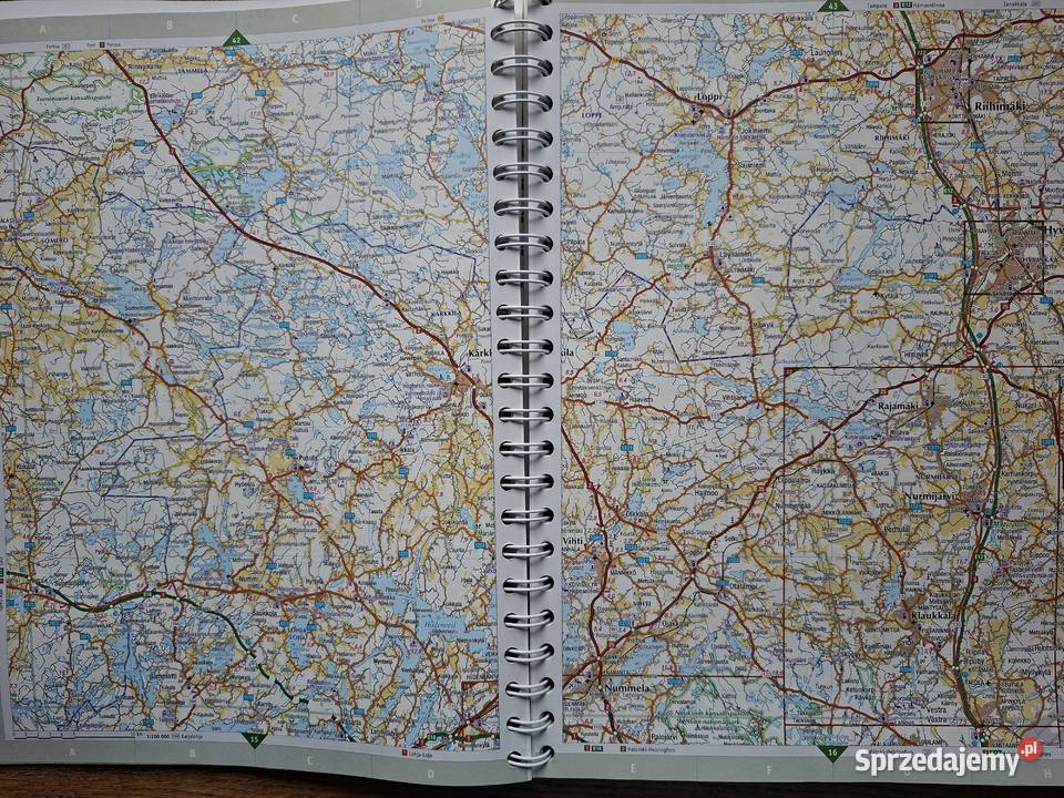 Suomi Finland Road Atlas 1 100 000 1 200 000 Rok wydania 2019 Kraków