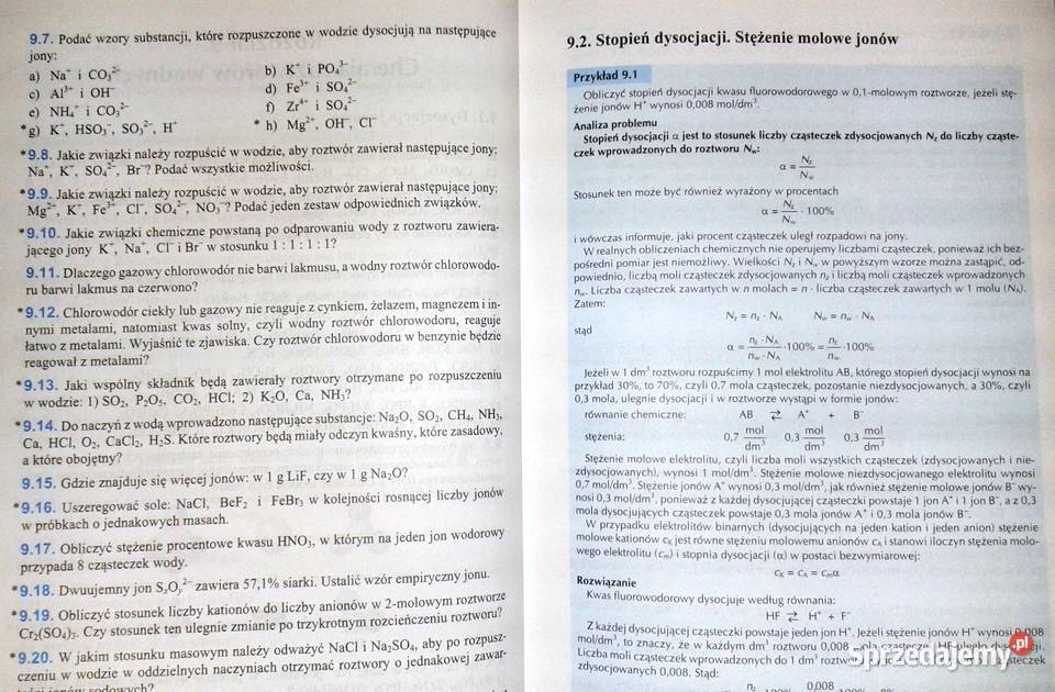Zbiór zadań z chemii do liceów i techników Chełm