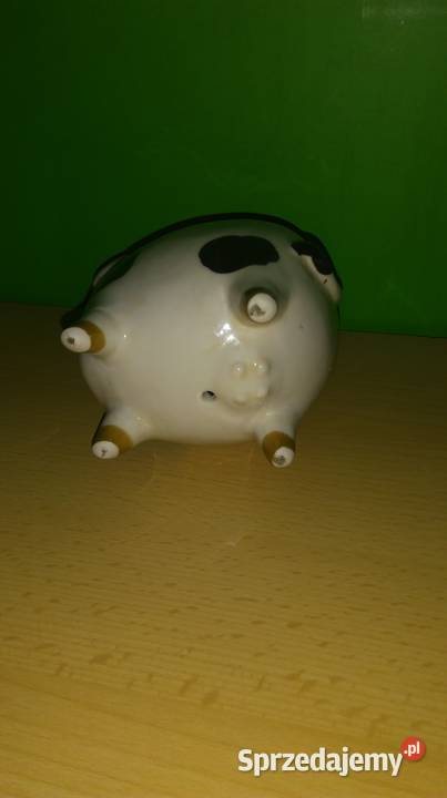 Porcelanowa krówka Porcelana i szkło mazowieckie Warszawa