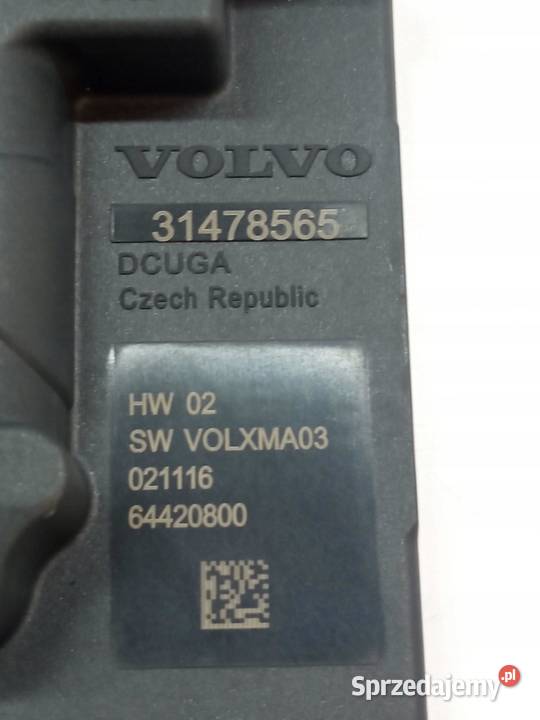 MODUŁ POMPY PALIWA 31478565 Volvo S90 II 2016 osobowe