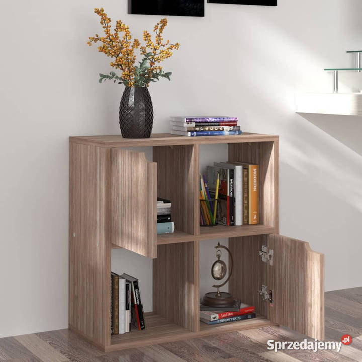 Regał na książki szary dąb sonoma 60x275x595 Warszawa