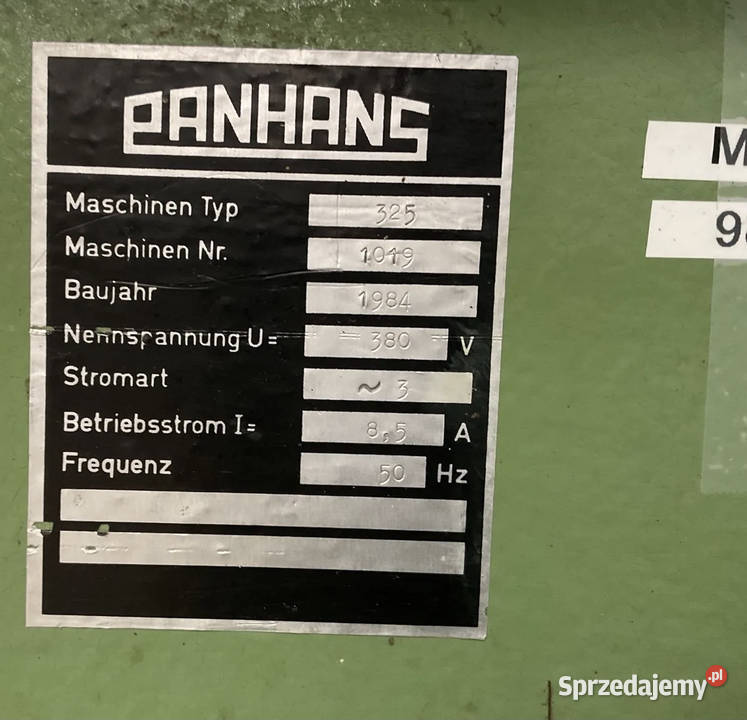 Wyrówniarka PANHANS 325 Wadowice