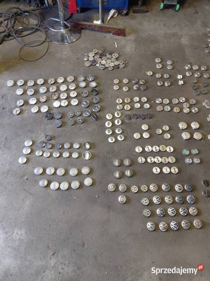 Kapsle dekielki emblematy felg aluminiowych sprzedam