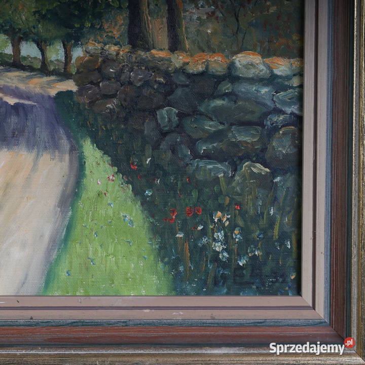 ARTexpert Skandynawski Pejzaż Wiejski Obraz zachodniopomorskie Dobrzany