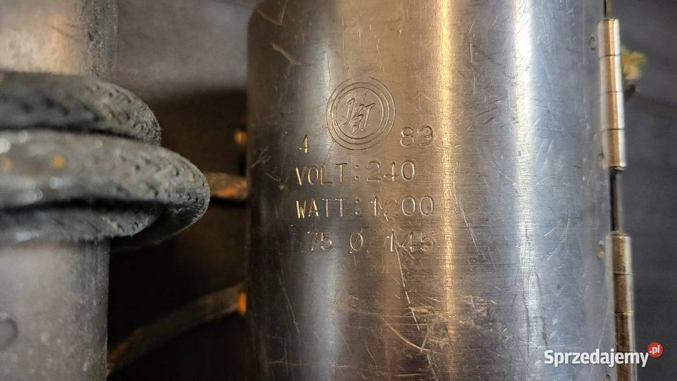 Grzałka opaskowa na cylinder wtryskarki fi 75 mm Produkcja Białogard