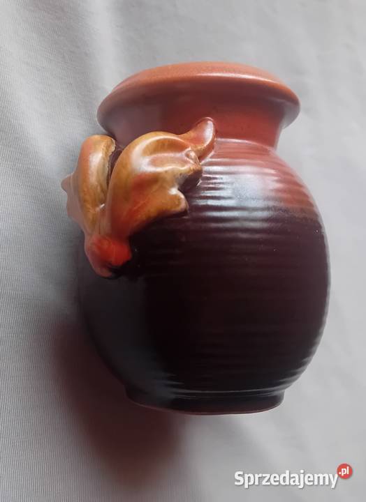 Wazonik amfora Mosa Maastricht Ceramic I połowa wielkopolskie Koźminek