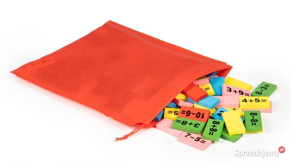 Klocki matematyczne z tablicą domino edukacyjne Bielsk Podlaski