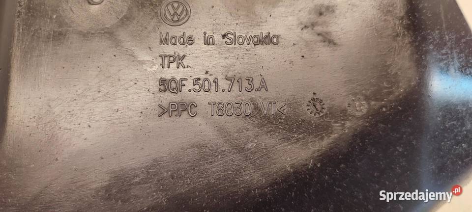 VW TIGUAN II OSŁONA PODOWZIA TYŁ 5QF501713A osobowe