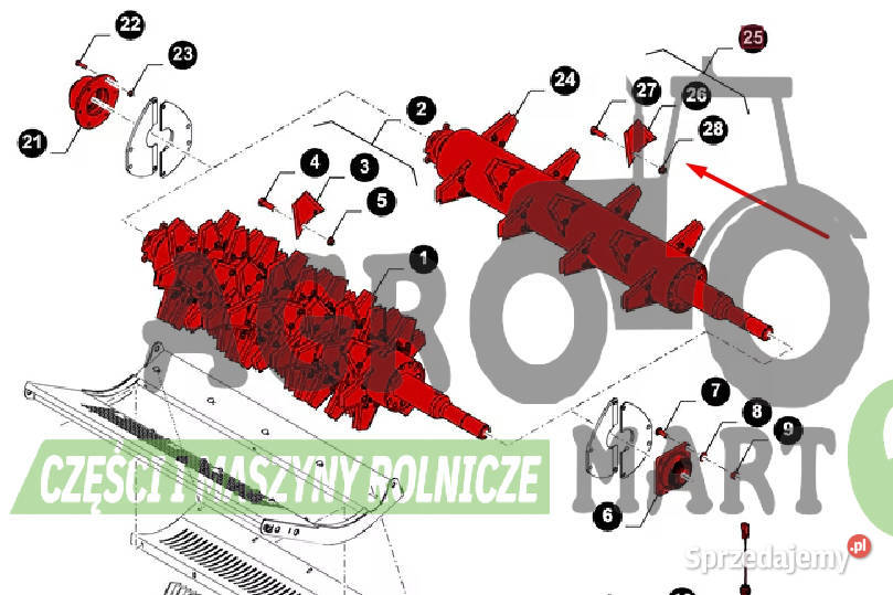 84385788 NÓŻ SIECZKARNI CNH