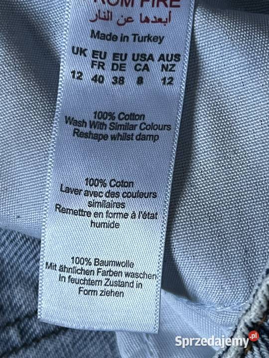 Boohoo baggy jeans stan niebieski kujawsko-pomorskie Rypin