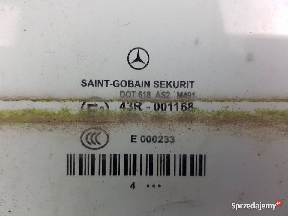 SZYBA DRZWI LEWY PRZÓD MERCEDES CLS 350 Lipno sprzedam