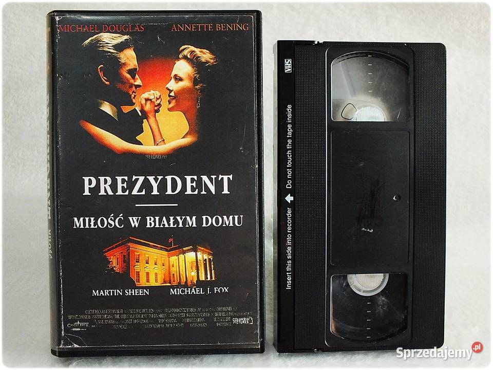 Kaseta VHS PREZYDENT Miłość w Białym Domu Film romans