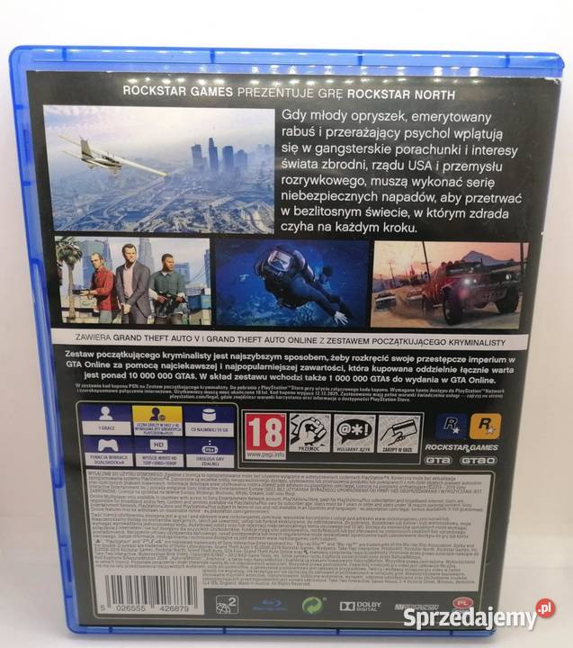 Gra GTA V 4 Elbląg