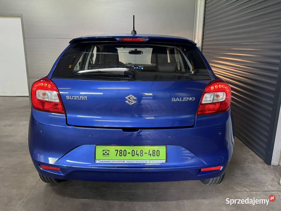 Suzuki Baleno Salon Bezwypadkowy 57tyśkm Serwis lakier metallic małopolskie Chechło sprzedam
