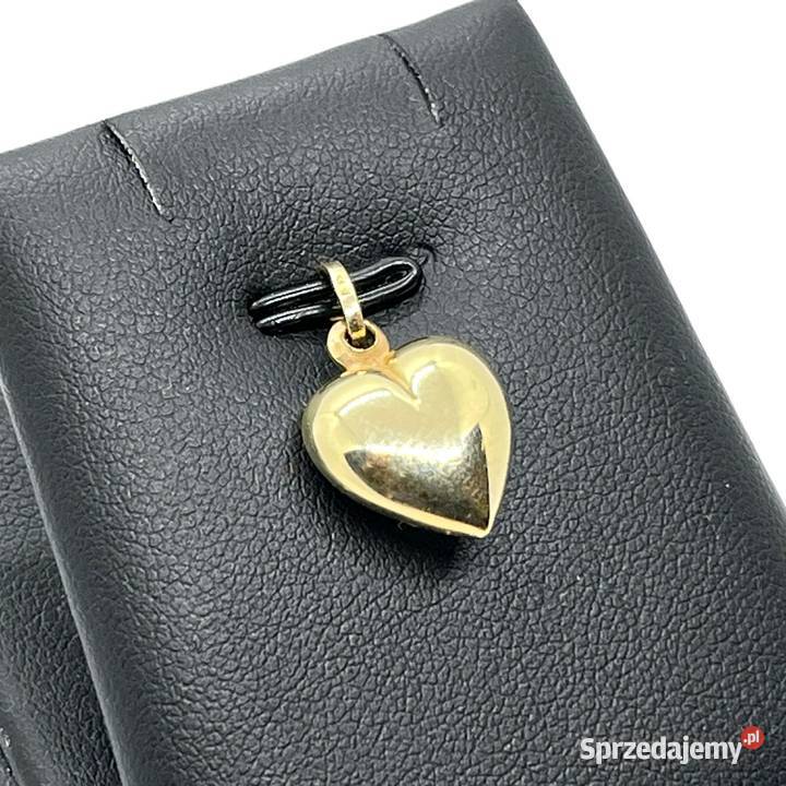 Złota Zawieszka Próby 585 131g Serce Serduszko Wisiorki Zegarki i Biżuteria Elbląg sprzedam
