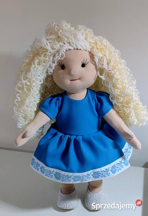 Lalka szmaciana stojąca i siedząca Lipnica