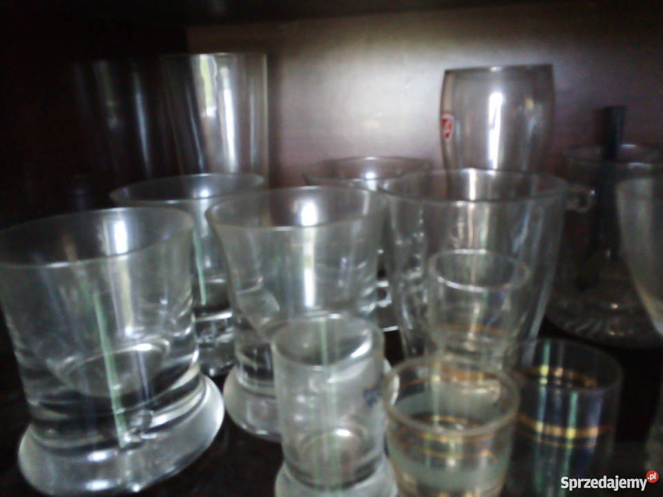 Wyprzedaż różności kieliszki kielichy przezroczysty Warszawa