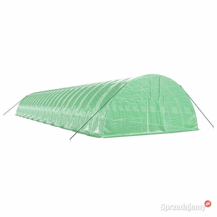 Szklarnia ze stalową ramą zielona 132 m 22x6x285 Warszawa
