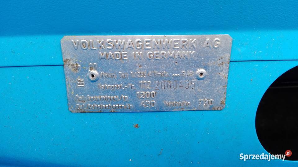 VW Garbus 1200 71 Kfer Płoty