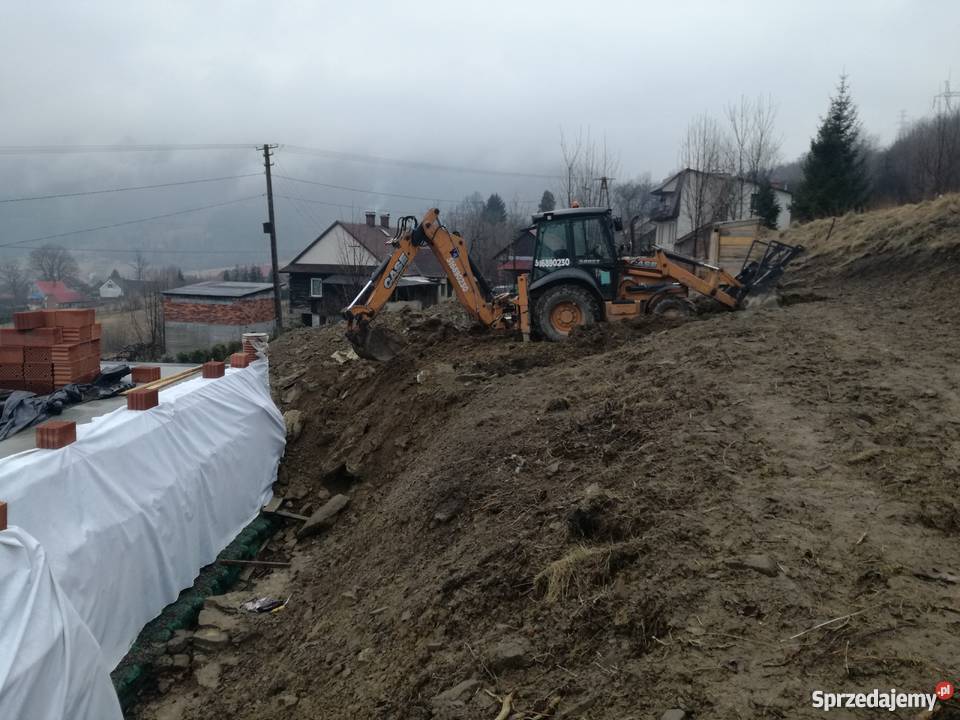 USŁUGI KOPARKO ŁADOWARKĄ młot transport małopolskie Kęty