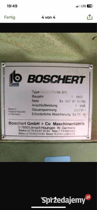 Boschert przecinarka lubelskie Puławy