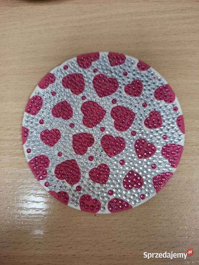 Podstawki pod kubki wyklejane diamencikami Warszawa sprzedam