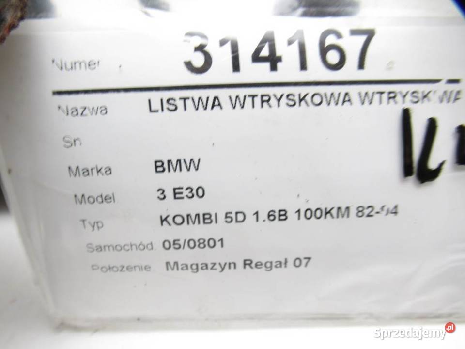 LISTWA WTRYSKOWA WTRYSKIWACZE BMW E30 1714710 16