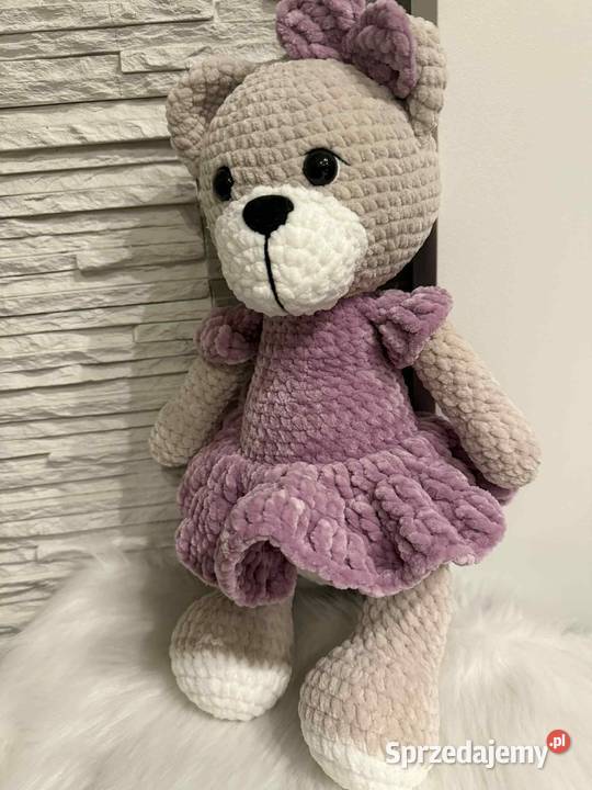 Miś na szydełku handmade Łazy