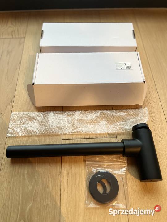 Syfon umywalkowy Prina czarny mat Syfony Lubin