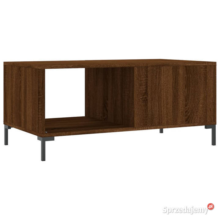 Stolik kawowy brązowy dąb 90x50x40 WM829219 mazowieckie