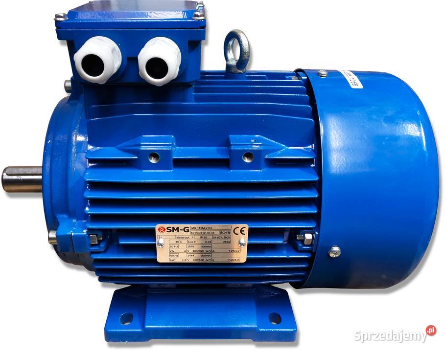 SILNIK Elektryczny 4kW 400690V 2870obr 3FAZOWY Solec Kujawski